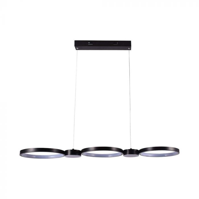 LED PENDANT LIGHT 38W WW 4560lm 120° 974x260x1100mm BLACK