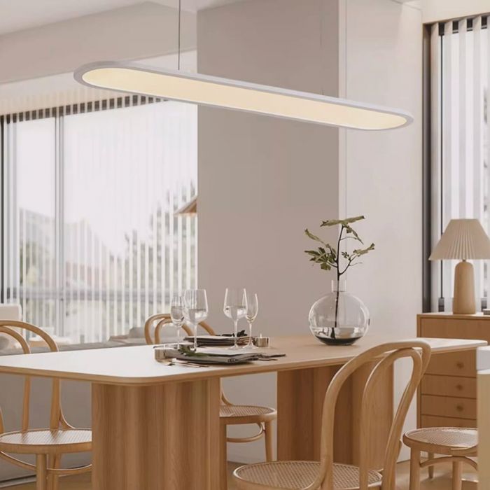LED PENDANT LIGHT 24W DL 3000lm 120° 800x200x1040mm WHITE
