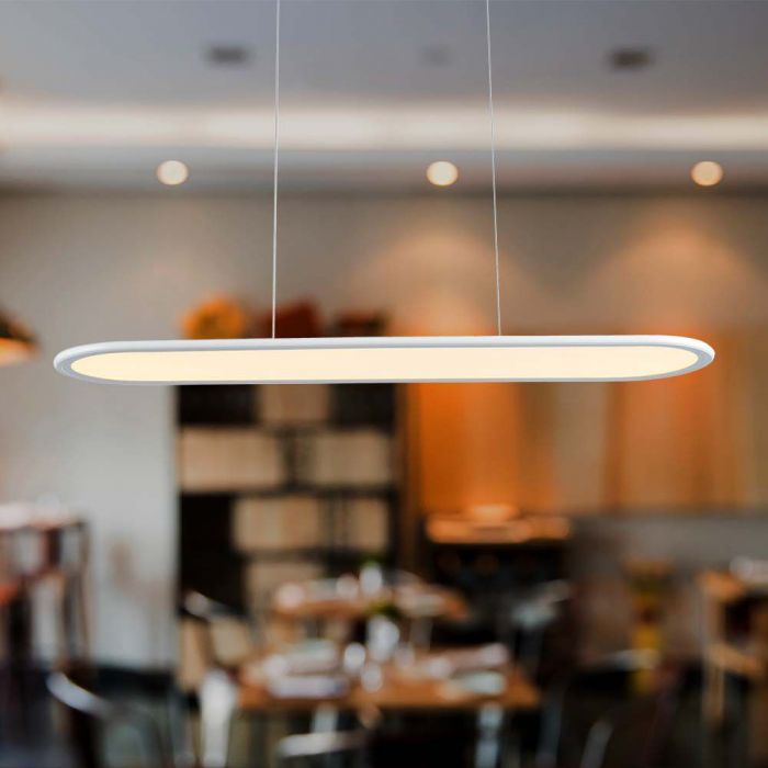 LED PENDANT LIGHT 24W DL 3000lm 120° 800x200x1040mm WHITE