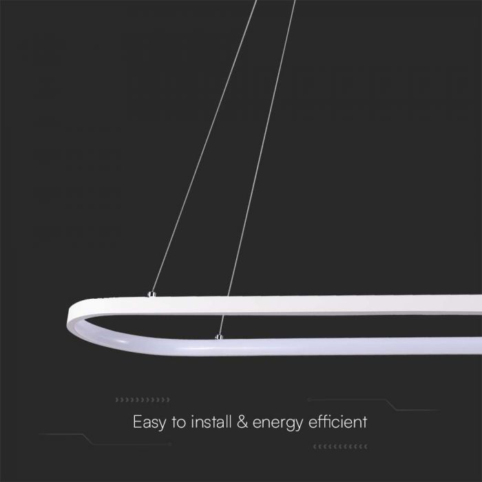 LED PENDANT LIGHT 24W DL 2760lm 120° 790x200x1080mm WHITE
