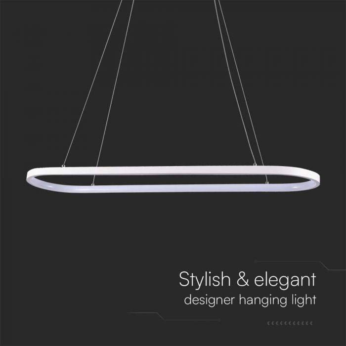 LED PENDANT LIGHT 24W DL 2760lm 120° 790x200x1080mm WHITE