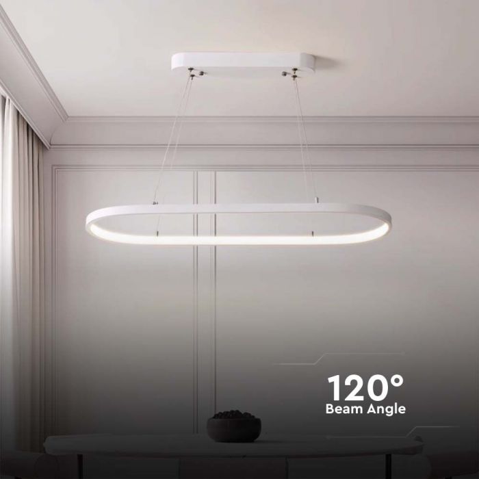 LED PENDANT LIGHT 24W DL 2760lm 120° 790x200x1080mm WHITE