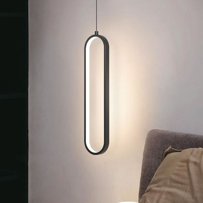 LED PENDANT LIGHT 13W WW 1500lm 100x70x1530mm BLACK
