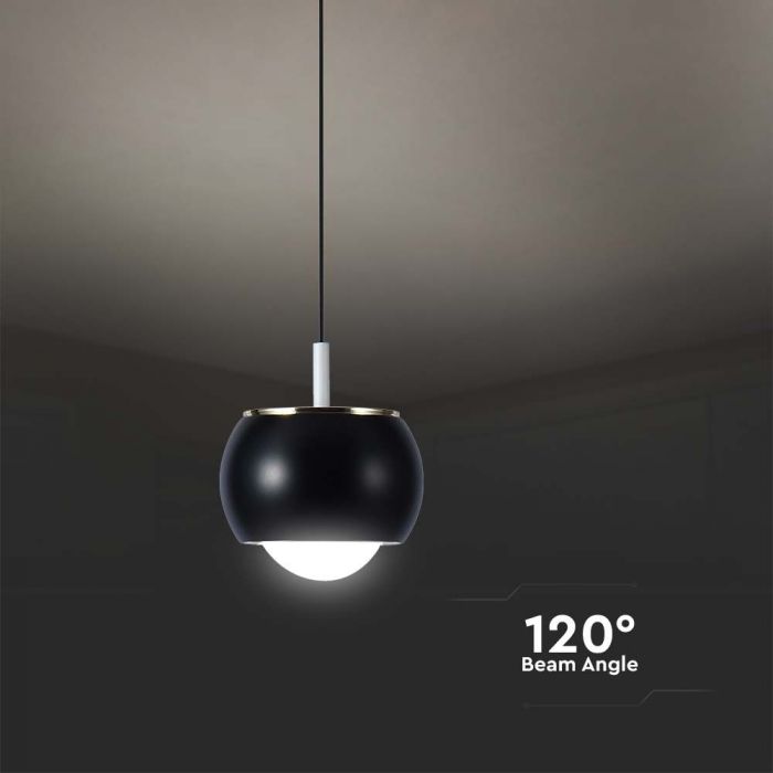 LED PENDANT LIGHT 9W DL 1000lm 120° 100x1230mm BLACK