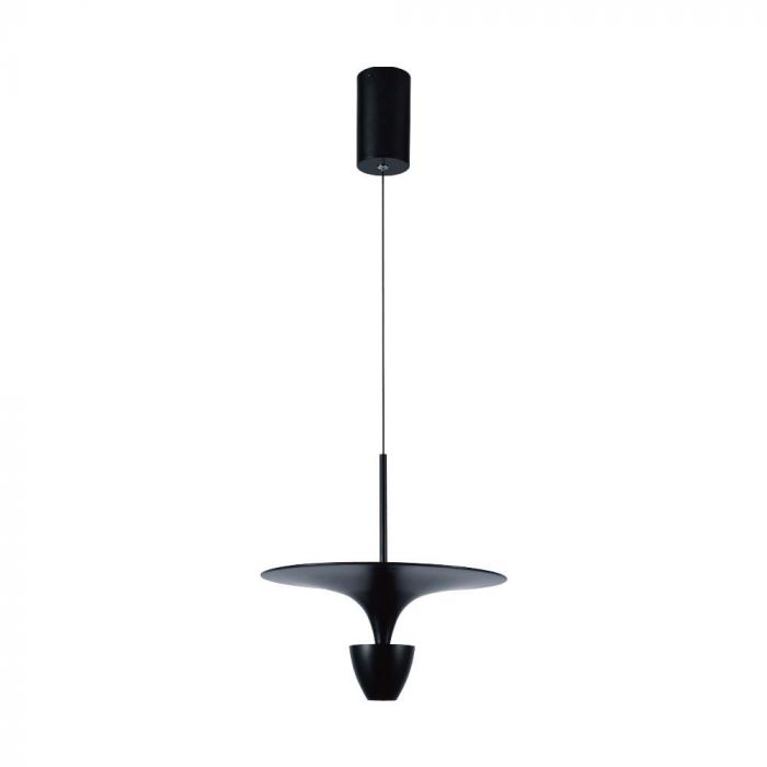 LED PENDANT LIGHT 9W WW 1000lm 300x1400mm BLACK
