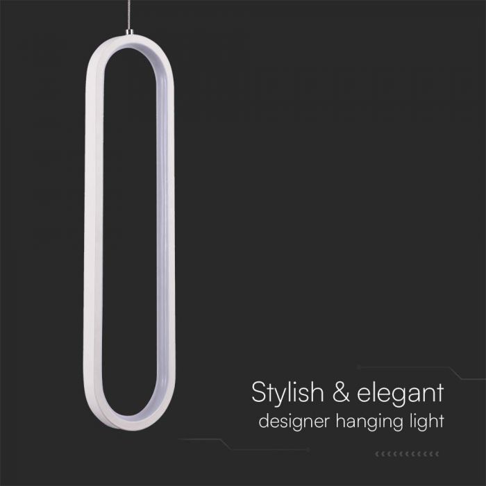 LED PENDANT LIGHT 13W DL 1500lm 100x70x1530mm WHITE