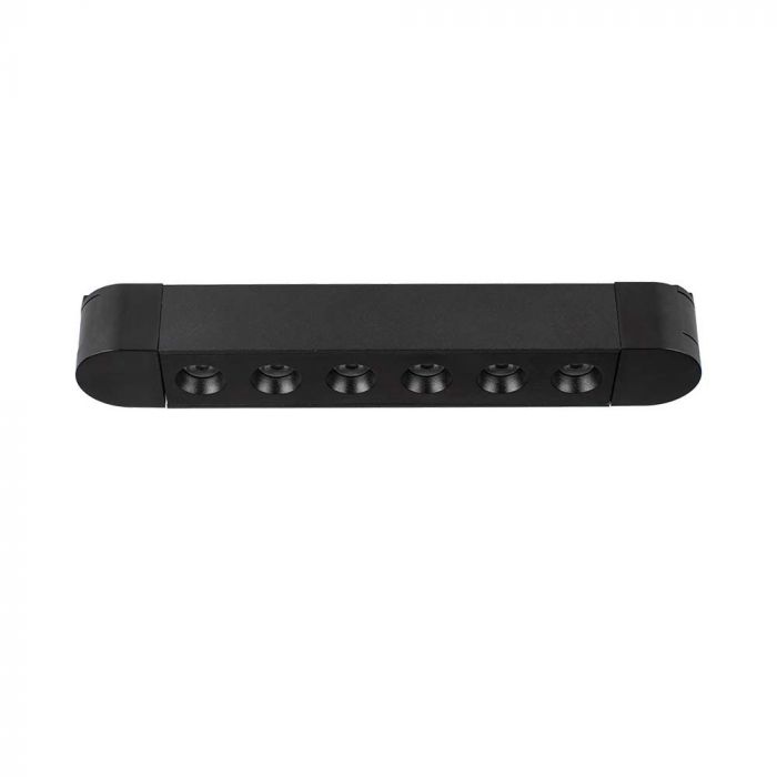 LED MAGNETIC ULTRA THIN TRACK LIGHT-GRILLE LIGHT 5W CW 550lm 39° 26x24x160mm BLACK