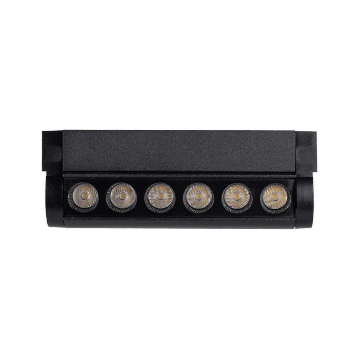 LED MAGNETIC TRACK LIGHT ADJUSTABLE 5W WW 600lm 34° 52x33x145mm BLACK