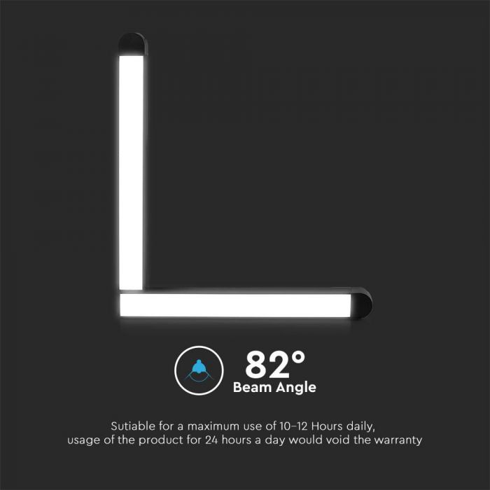 LED MAGNETIC TRACK LIGHT 25W DL 2850lm 82° 24x280x255mm BLACK