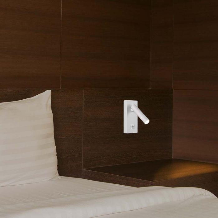 LED WALL MOUNTED SPOTLIGHT 2W DL 150lm 38° 145x150x60mm WHITE