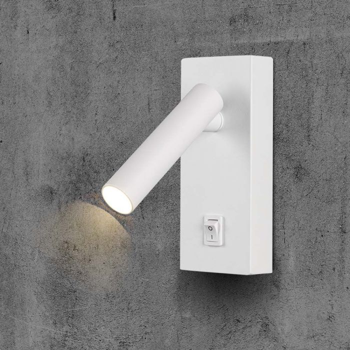 LED WALL MOUNTED SPOTLIGHT 2W DL 150lm 38° 145x150x60mm WHITE