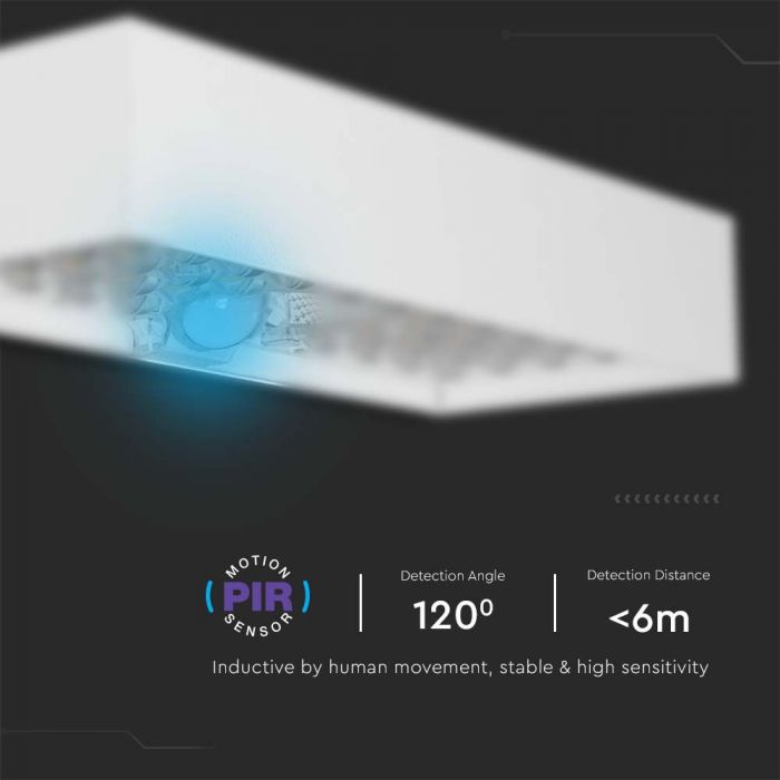 LED SOLAR WALL LIGHT 6W DL 900lm BRICK LITHIUM BATTERY 3.7V 3000mA 230x97x42.7mm WHITE IP65