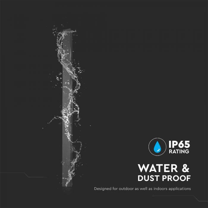 LED LINEAR WALL LIGHT 23W DL 3150lm 150° 1410x60x50mm ANTHRACITE IP65