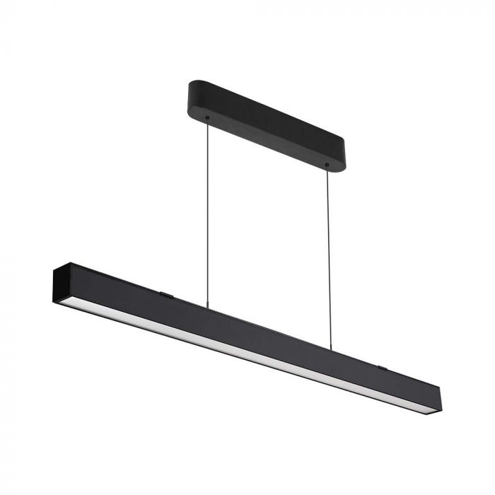 LED LINEAR HANGING LIGHT UP & DOWN 40W 3IN1 3400lm 1210x55x15.8mm BLACK