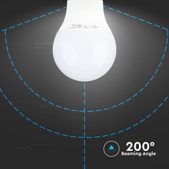 LED E14 LAMP 9W WW 806lm 200° A58 112x58 SAMSUNG CHIP