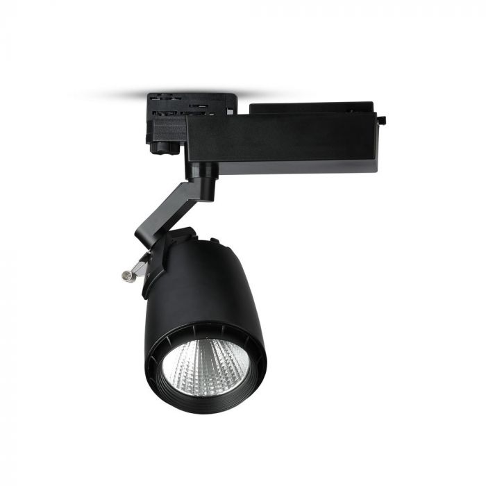 LED TRACK COB LIGHT 33W 2300lm 5000K 224° 106X208X206 4-LINE BLACK
