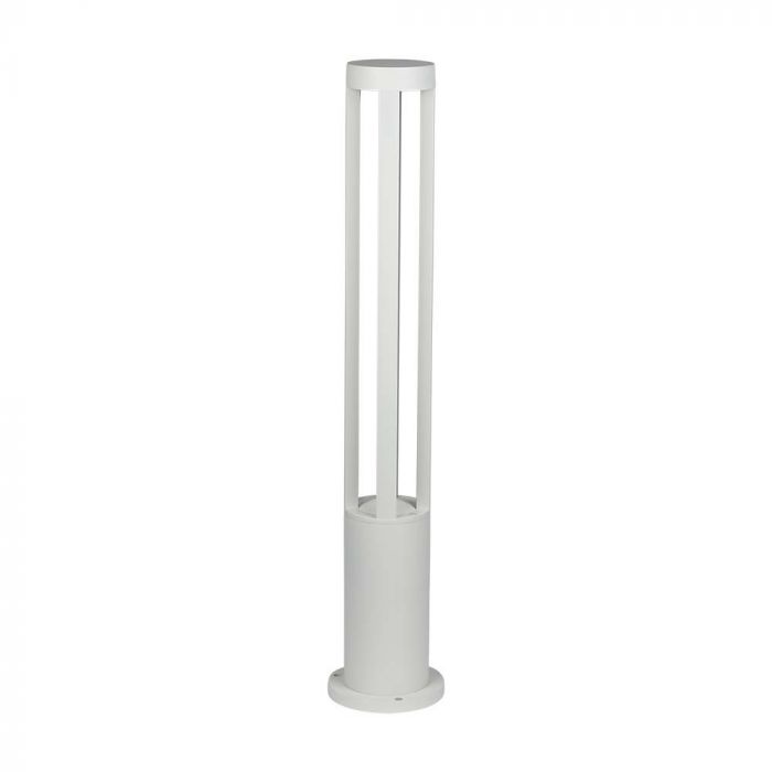 LED GARDEN LIGHT ALUMINIUM 10W 1000lm DL 72° 108X800 IP65 WHITE