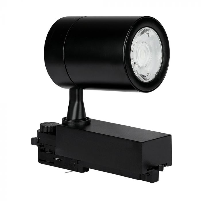 LED TRACK COB LIGHT 35W 3450lm WW 24° 165X92X192 4-LINE BLACK