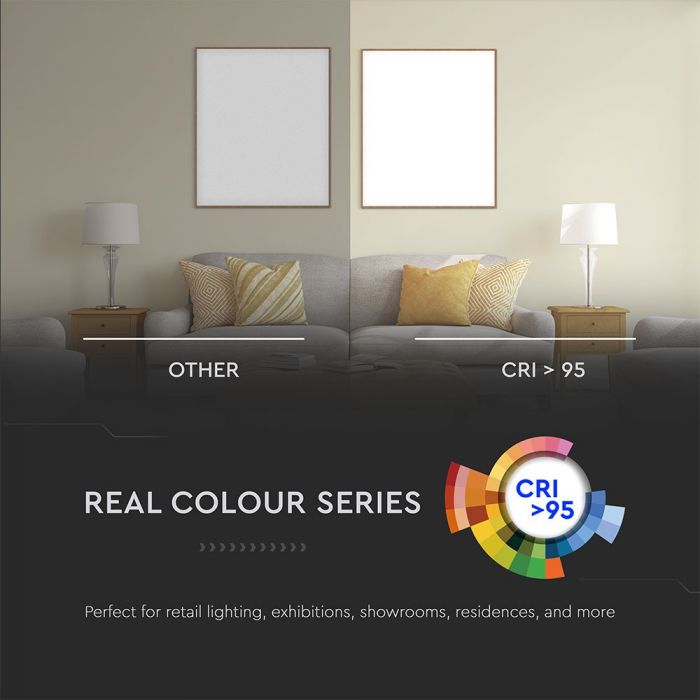 LED TRACK COB LIGHT 30W 2700lm CW 24° 180X140X215 4-LINE WHITE CRI 95+