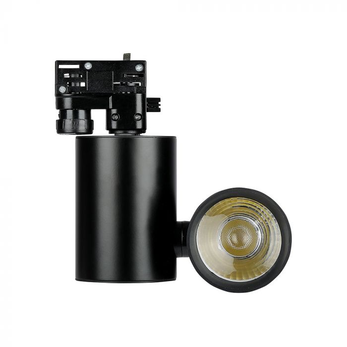 LED TRACK COB LIGHT 15W 1350lm CW 24° 180X97X155 4-LINE BLACK