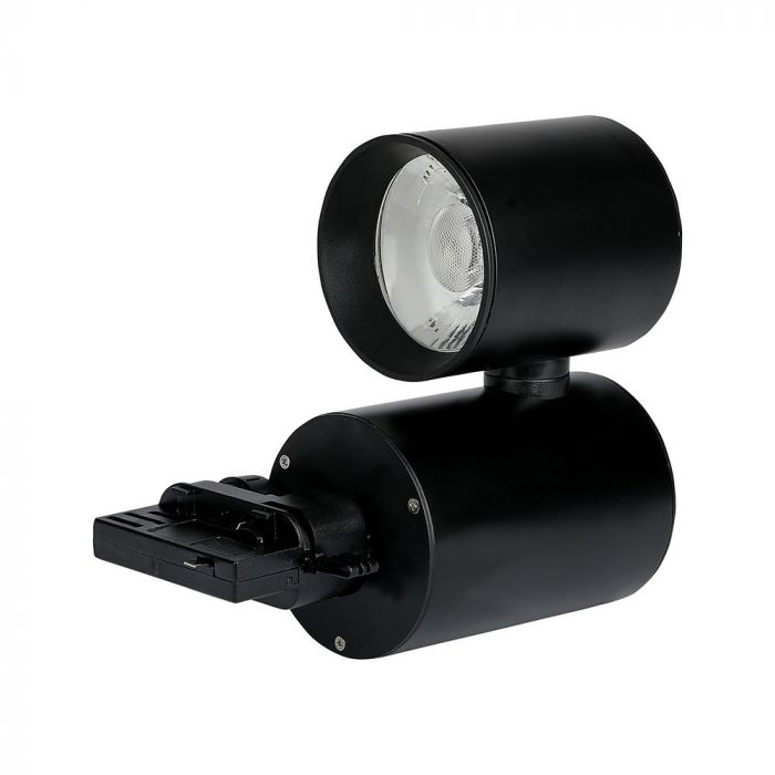 LED TRACK COB LIGHT 15W 1350lm CW 24° 180X97X155 4-LINE BLACK