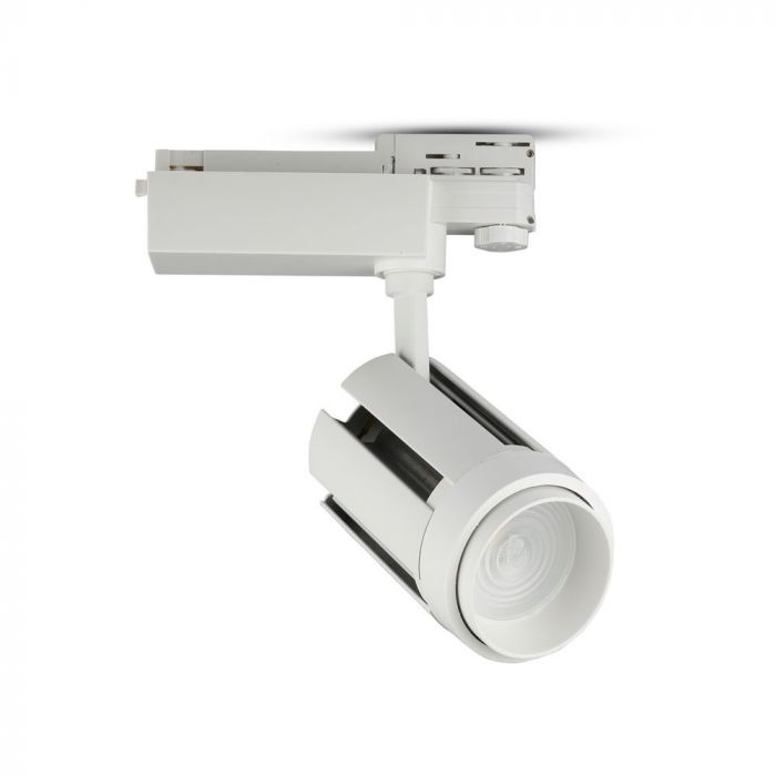 LED TRACK COB LIGHT 35W 2800lm CW 15-60° 178X198X95 4-LINE WHITE