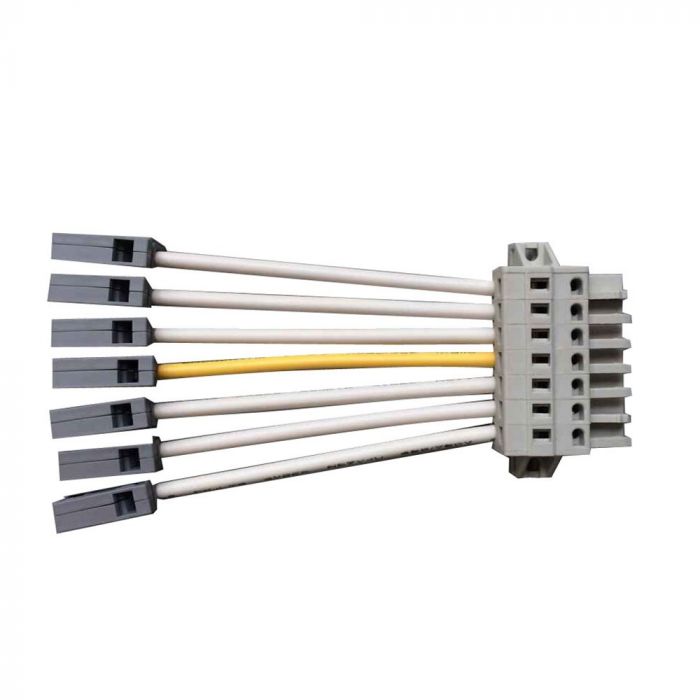 LED FEED-IN MALE CONNECTOR 8 WIRES (FOR LINEAR MASTER TRUNKING)