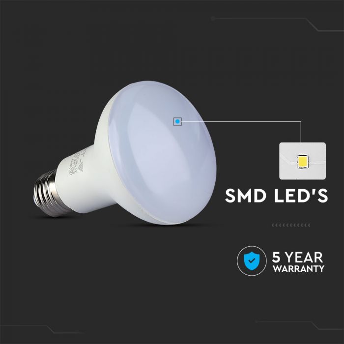 LED Bulb SAMSUNG Chip 10W E27 R80 Plastic White