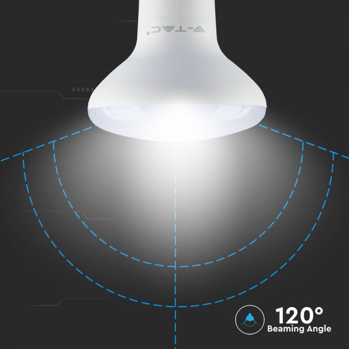 LED Bulb SAMSUNG Chip 10W E27 R80 Plastic White