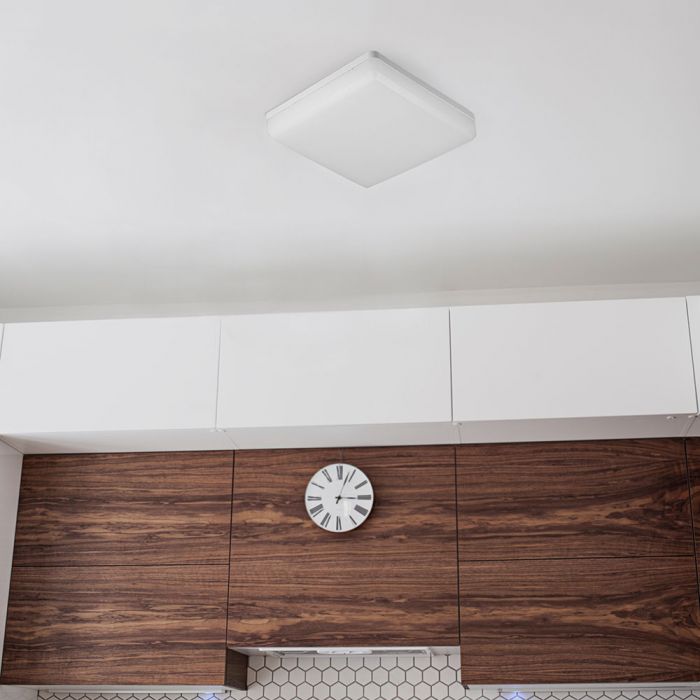 LED DOME LIGHT FRAMELESS SQUARE 15W 110° 1500lm DL 220X48 IP44 SAMSUNG IK08