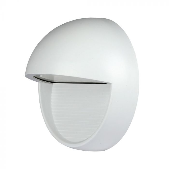 LED STEP LIGHT ROUND 3W 90° 210lm DL 166X94 WHITE IP65