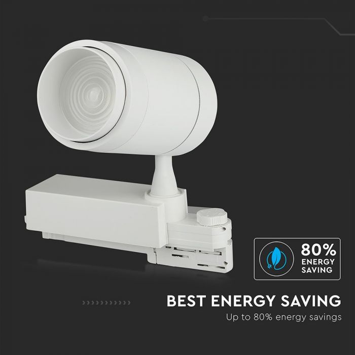 LED TRACK COB LIGHT 35W 2350lm 3 IN 1 16-53° 250X183X93 BLUETOOTH CONTROL WHITE