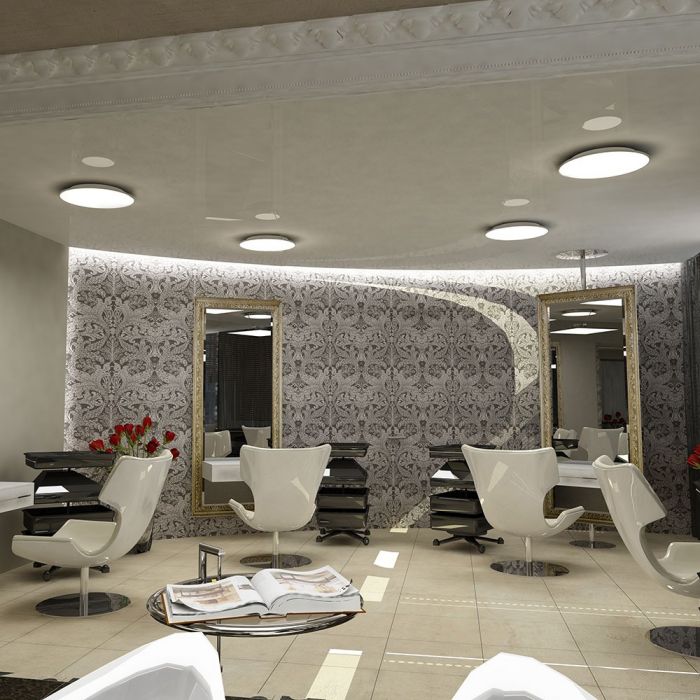LED DESIGNER CEILING SMART LIGHT TUYA WIFI 2.4GHz CCT CHANGING STARRY COVER 60W 4200lm 120° D:45 DIMMABLE