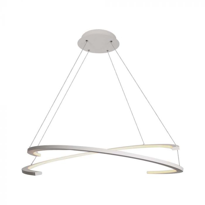 LED PENDANT LIGHT METAL 48W WW 5150lm 800x1200mm TRIAC DIMMABLE WHITE