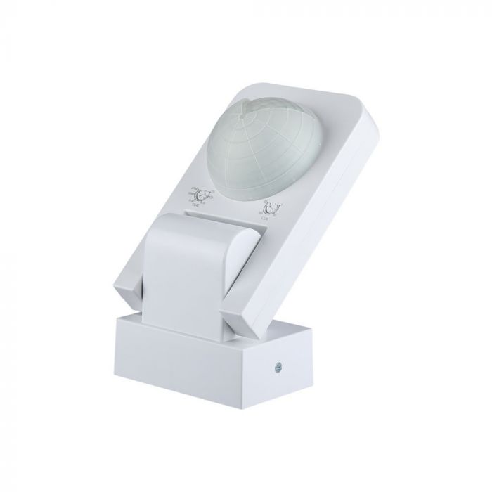 LED INFRARED MOTION SENSOR WALL 360° 20m IP20 Max. 1000W WHITE
