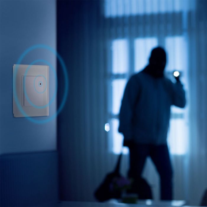 LED MICROWAVE SENSOR SWITCH 300W 180° 5-15M WHITE