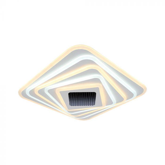 LED SMART DECORATIVE CEILING LIGHT 150W 3IN1 15500lm DIMMABLE+REMOTE CONTROL 50x50x7CM