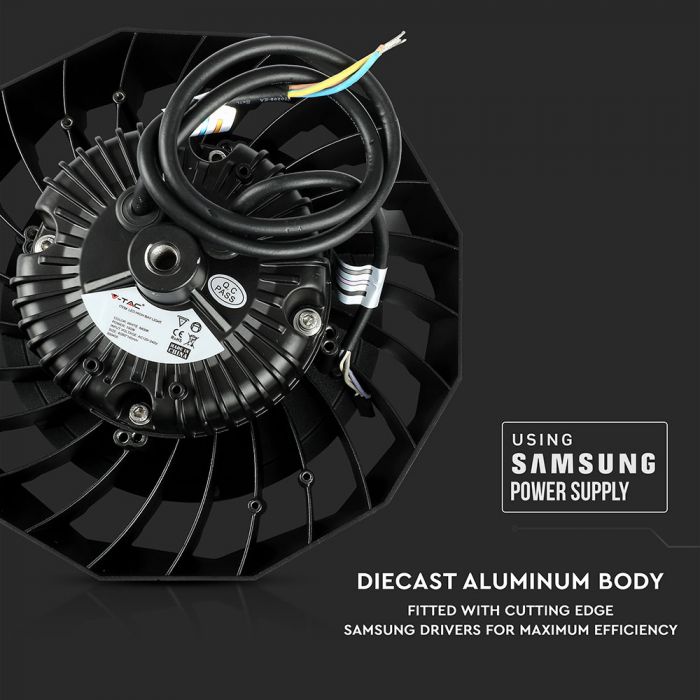 LED HIGHBAY UFO 100W CW 120° 16000lm 260X203 IP65 SAMSUNG CHIP 1-10V DIMMABLE A++
