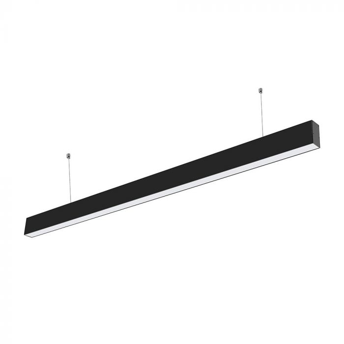 LED LINEAR HANGING SUSPENSION 40W 3in1 2500lm 120° 120X50X65 ALUMINIUM SAMSUNG BLACK