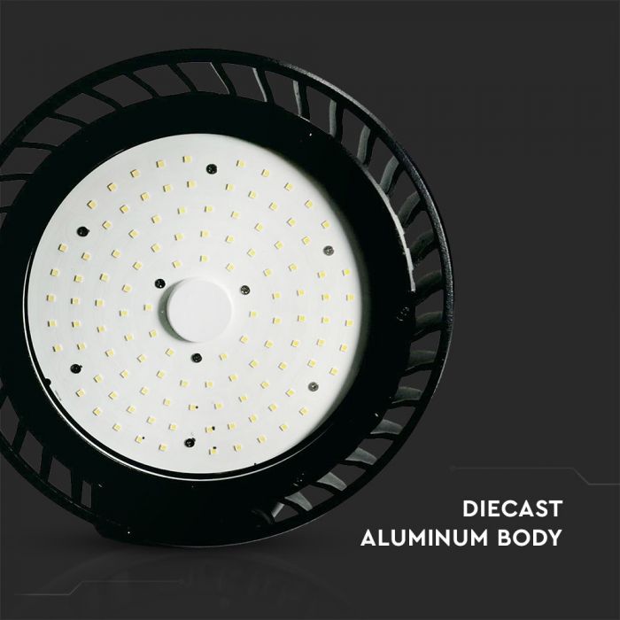 LED HIGHBAY UFO 100W DL 120° 12000lm 260X140.5 IP65 SAMSUNG CHIP 1-10V IK07 DIMMABLE A++
