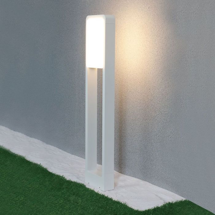 LED BOLLARD LAMP WHITE 10W WW 650lm 120° 163X57X800 IP65