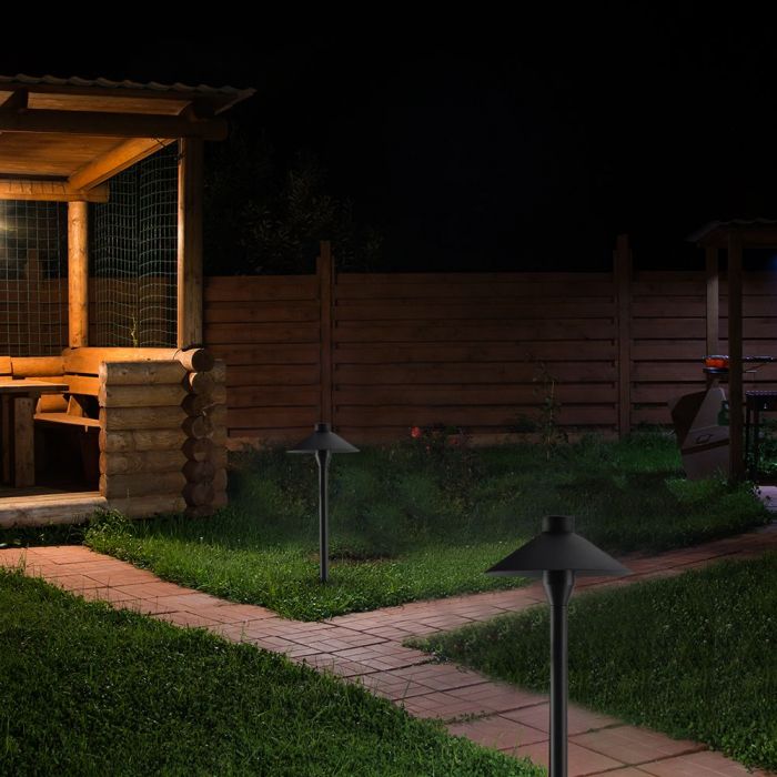 LED GERDEN SPIKE LIGHT BLACK 7W CW 420lm 100° 200X714 IP65