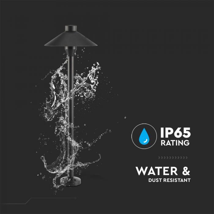 LED GERDEN SPIKE LIGHT BLACK 7W WW 420lm 100° 200X714 IP65