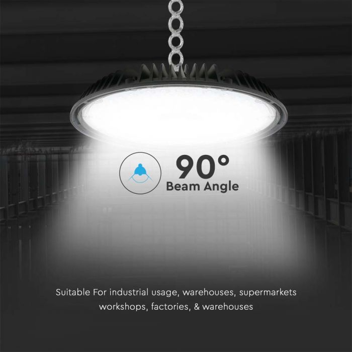 LED HIGHBAY UFO 150W DL 90° 17300lm 294X95 IP65 SAMSUNG CHIP