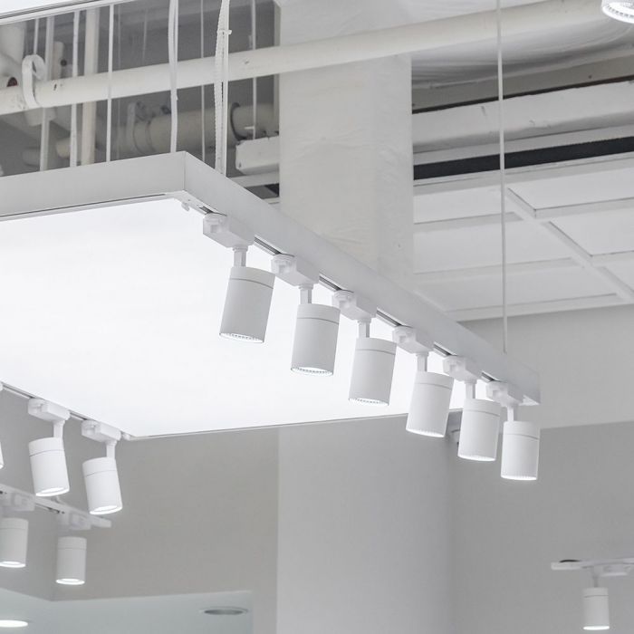 LED TRACK COB LIGHT 35W 300lm WW 10° 93.5x208x195mm 4-LINE WHITE