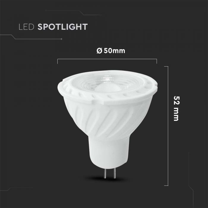 LED MR16 LAMP 6W DL 455lm 110° 50X52 SAMSUNG CHIP