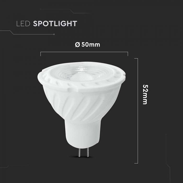 LED MR16 LAMP 6W DL 455lm 38° 50X52 SAMSUNG CHIP