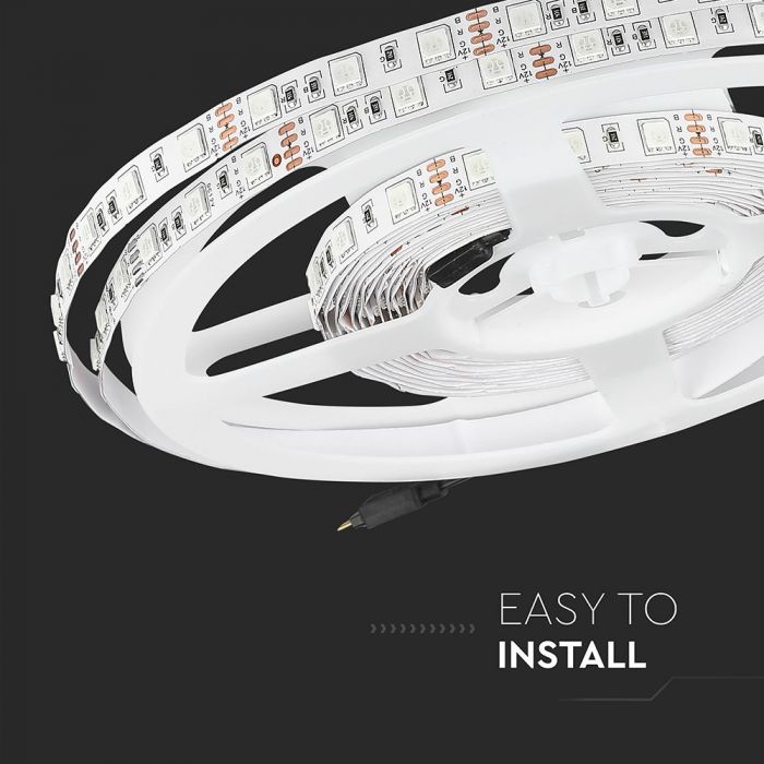 LED RGB STRIP LIGHT 5050 SMD 60LEDs 12V 900lm/M 10.8W/M