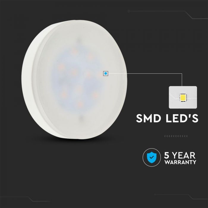 LED GX53 LAMP 6.4W WW 560lm 120° 79X29 SAMSUNG CHIP