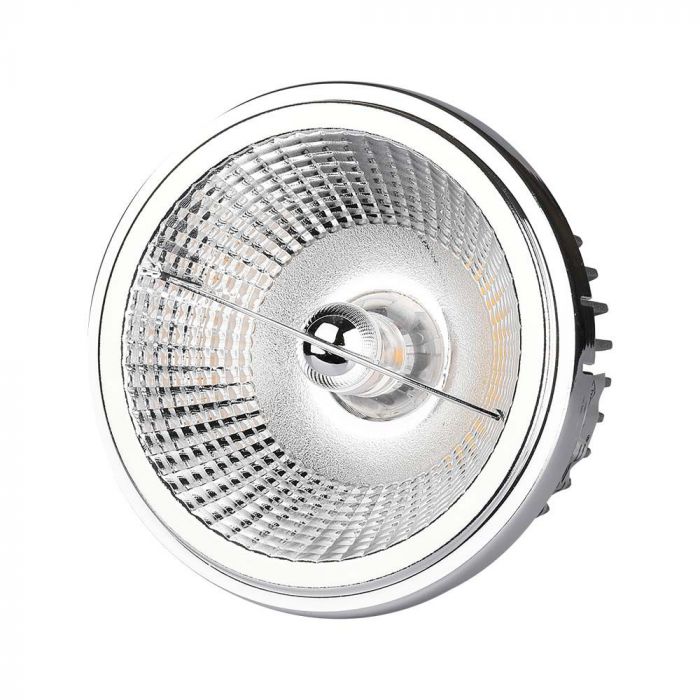 LED SPOTLIGHT AR111 20W GX53 BASE CHANGEABLE REFLECTOR 40°/20° Silver DL 1800lm 101x53 (97)